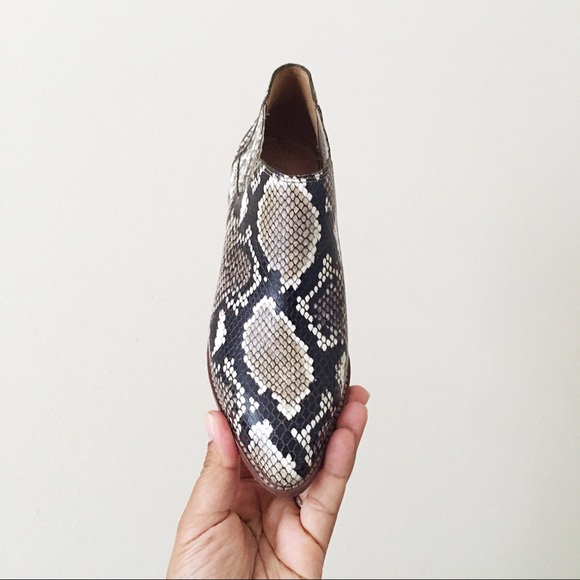Madewell Heather Snake Print Chelsea Ankle Bootie - Picture 4 of 7